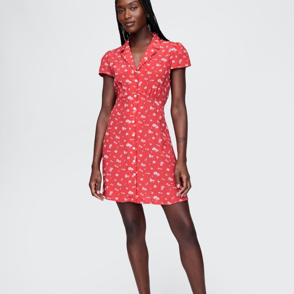 Never worn sold out dress - Crepe Floral Mini Dress